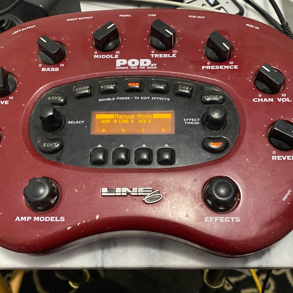 Line 6 pod XT ultimate tone for gutitar